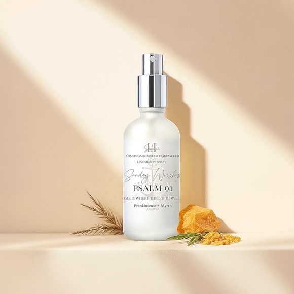 Sunday Worship Linen Room Spray | Frankincense + Myrrh | Bible Study 3.4oz - Picture 13 of 14